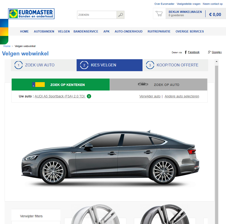 Euromaster B2C webshop